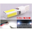 Сверхяркий светодиод 20W COB T20 / W21W двухконтактный