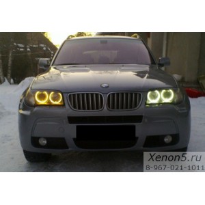 Светодиодные LED маркеры в Ангельские глазки BMW E83 X3 - 120 Ватт