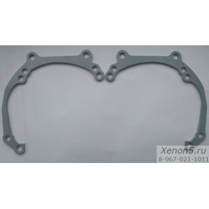 Переходная рамка Toyota Land Cruiser 200 2013 - 2015. Штатный ксенон на Билинза Hella 3 / 3R